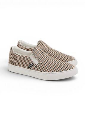 J. Crew Plaid Road Trip Slip-on Plaid Casual Sneakers Women’s Size 7